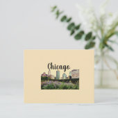Carte postale multifonction Chicago, IL skyline (Debout devant)