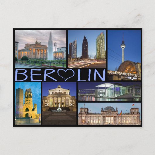 Carte postale multiimage Berlin (Devant)