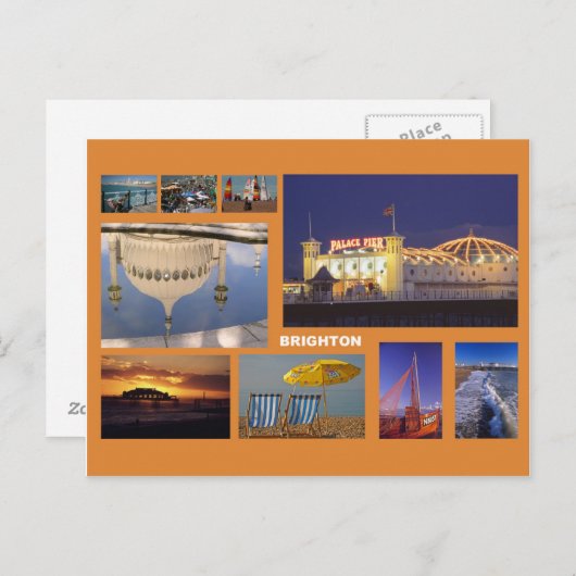 Carte Postale Multiimage de Brighton (Devant / Derrière)