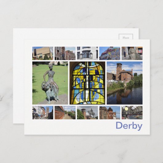 Carte postale multiimage Derby (Devant / Derrière)