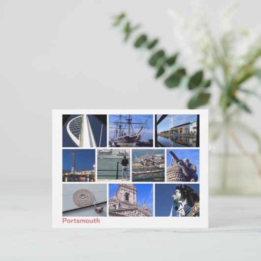 Carte Postale Multiimage Portsmouth (Debout devant)