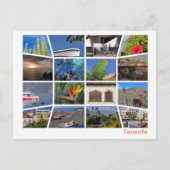 Carte Postale Multiimage Tenerife (Devant)