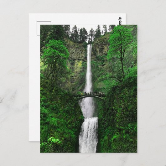Carte postale Multnomah Falls #2-2 (Devant / Derrière)