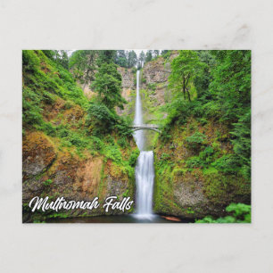 Carte Postale Multnomah Falls, Columbia River Gorge, Oregon, Éta