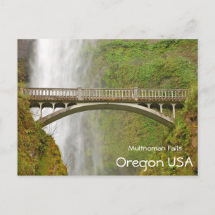 Carte Postale Multnomah Falls in Oregon