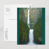 Carte Postale Multnomah Falls, OU (Devant / Derrière)