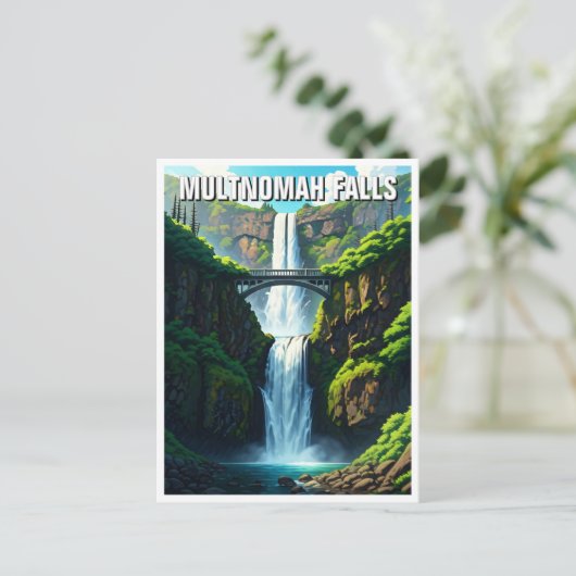 Carte Postale Multnomah tombe oregon (Debout devant)