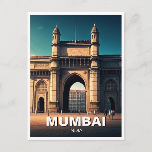 Carte Postale Mumbai Gateway of India Travel Souvenir (Devant)
