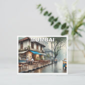 Carte Postale Mumbai Streetview Voyage Souvenir (Debout devant)