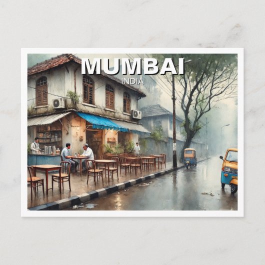 Carte Postale Mumbai Streetview Voyage Souvenir (Devant)