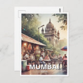 Carte Postale Mumbai Travel Souvenir (Devant / Derrière)