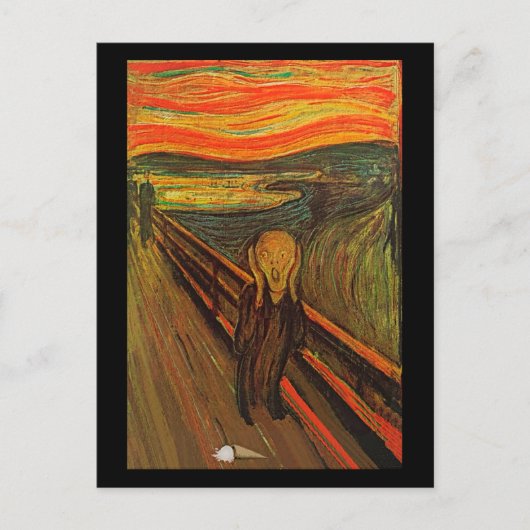 Carte Postale Munch - Le cri de glace (Devant)