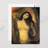Carte postale Munch Madonna (Devant / Derrière)