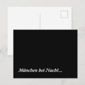 Carte Postale München bei Nacht (Devant / Derrière)