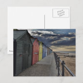 Carte Postale Mundesley Beach Hubs (Devant / Derrière)