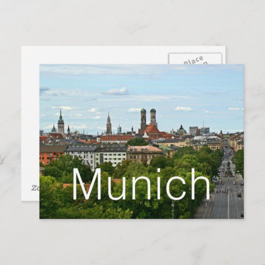 Carte Postale Munich (Devant / Derrière)