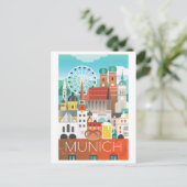 Carte postale Munich, Allemagne (Debout devant)