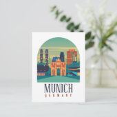 Carte Postale Munich Allemagne Vintage (Debout devant)