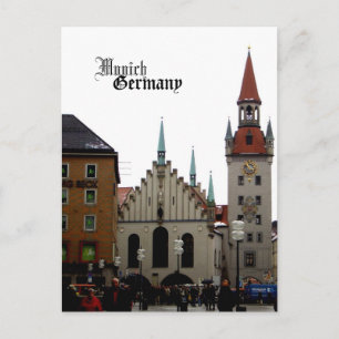 Carte Postale Munich Allemagne Voyage Souvenir