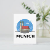 Carte Postale Munich Allemagne Voyage Vintage (Debout devant)