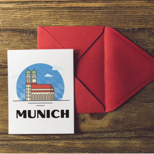 Carte Postale Munich Allemagne Voyage Vintage