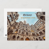 Carte Postale Munich Allemande, Personnalisée (Devant / Derrière)