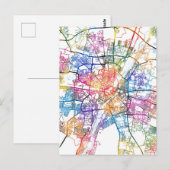 Carte Postale Munich Germany City Map (Devant / Derrière)