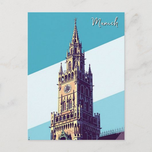 Carte Postale Munich Marienplatz Allemagne (Devant)