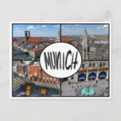 Carte Postale Munich Multiview (Devant)