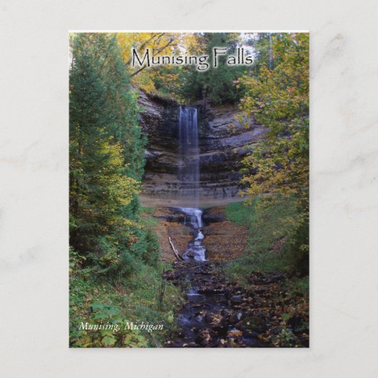Carte postale Munising Falls (Devant)