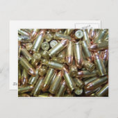 Carte Postale Munitions de 9mm (Devant / Derrière)