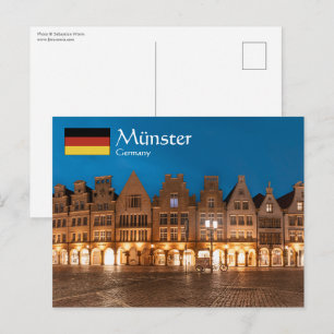 Carte Postale Münster Allemagne