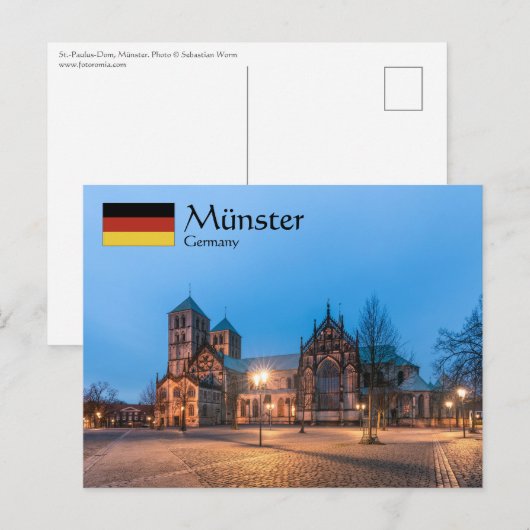 Carte Postale Münster Allemagne (Devant / Derrière)