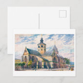 Carte Postale Munster vintage à Hamelin, Allemagne (Devant / Derrière)