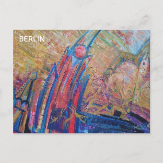 Carte Postale Mur Berlin (Devant)