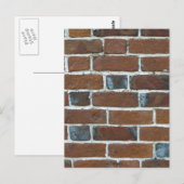 CARTE POSTALE MUR BRICKS (Devant / Derrière)