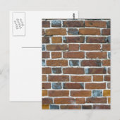 CARTE POSTALE MUR BRICKS (Devant / Derrière)