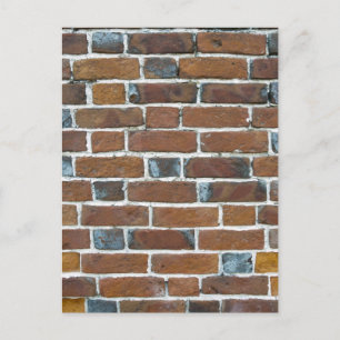 CARTE POSTALE MUR BRICKS