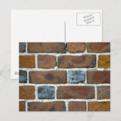 CARTE POSTALE MUR BRICKS (Devant / Derrière)