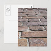 CARTE POSTALE MUR BRICKS (Devant / Derrière)