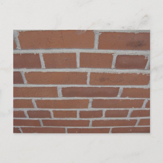 Carte postale Mur de briques (Devant)