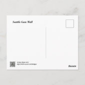 Carte Postale Mur de genêt de Seattle (Dos)