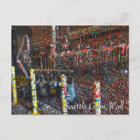 Carte Postale Mur de genêt de Seattle (Devant)