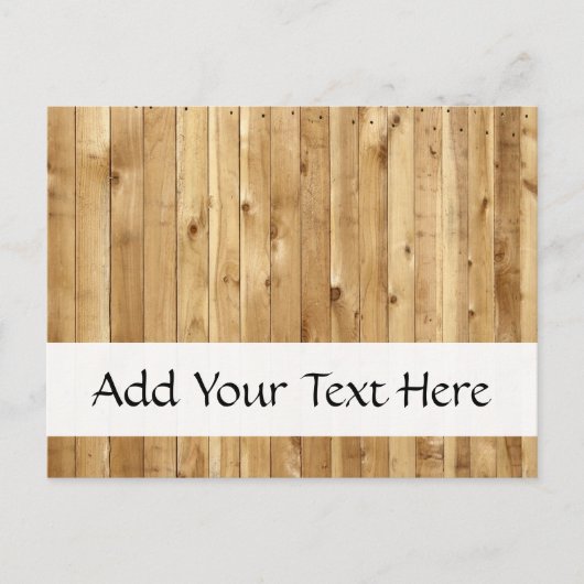 Carte Postale Mur de grange, Bois, Planches en bois, Plaques, Ru (Devant)