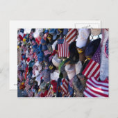 Carte postale : "Mur de mémoire" (Devant / Derrière)