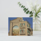 Carte Postale Mur de Panited d'une maison à Jérusalem (Debout devant)