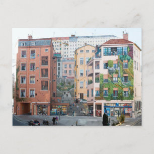 Carte Postale Mur des Canuts - Mur peint - Lyon