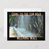 Carte Postale Mur des Larmes, Route du soleil (Devant / Derrière)