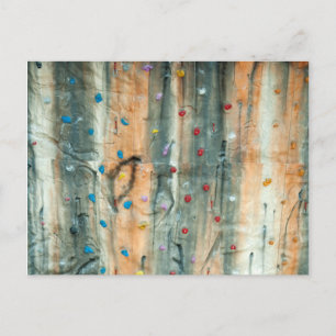 Carte Postale Mur d'Escalade de roche intérieure