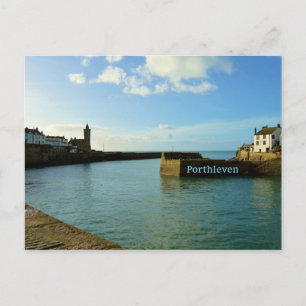 Carte Postale Mur du port de Porthleven en Cornouailles Angleter